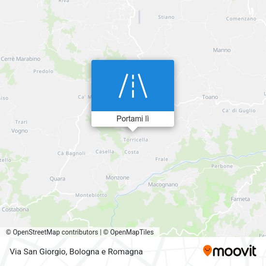 Mappa Via San Giorgio