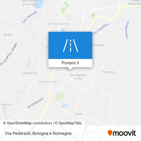 Mappa Via Pederzoli