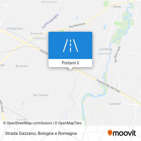 Mappa Strada Gazzano