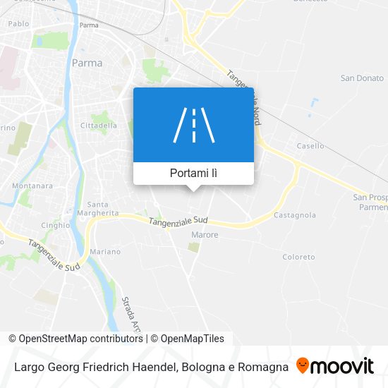 Mappa Largo Georg Friedrich Haendel