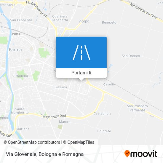 Mappa Via Giovenale