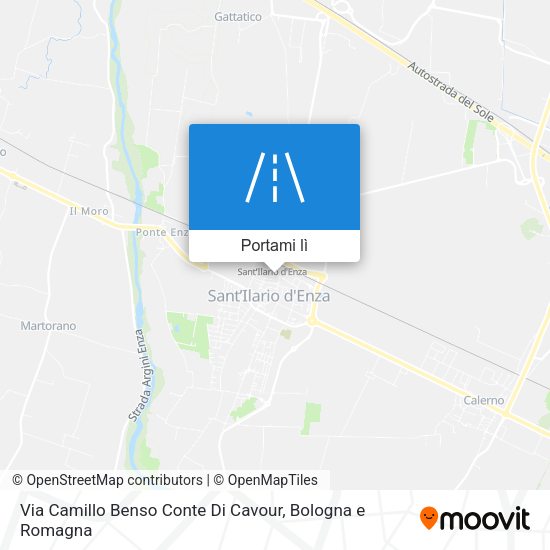 Mappa Via Camillo Benso Conte Di Cavour