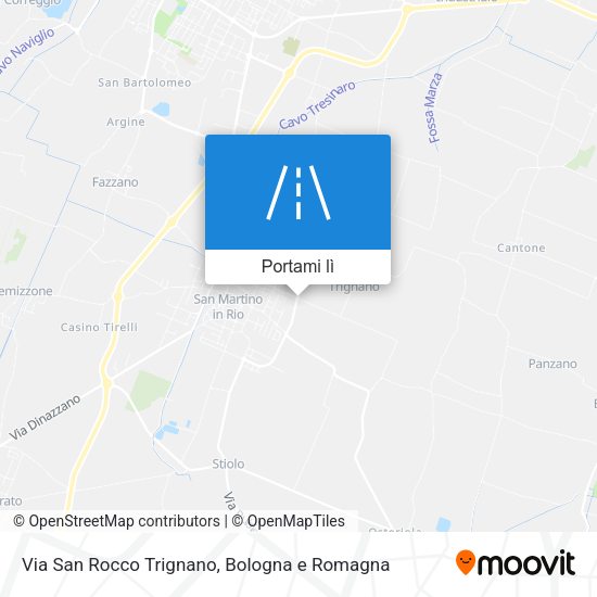 Mappa Via San Rocco Trignano