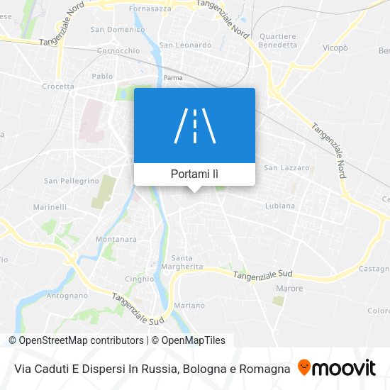 Mappa Via Caduti E Dispersi In Russia
