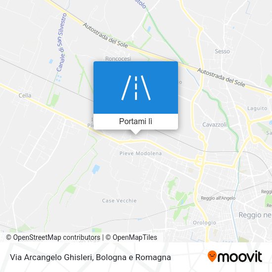 Mappa Via Arcangelo Ghisleri