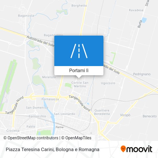 Mappa Piazza Teresina Carini