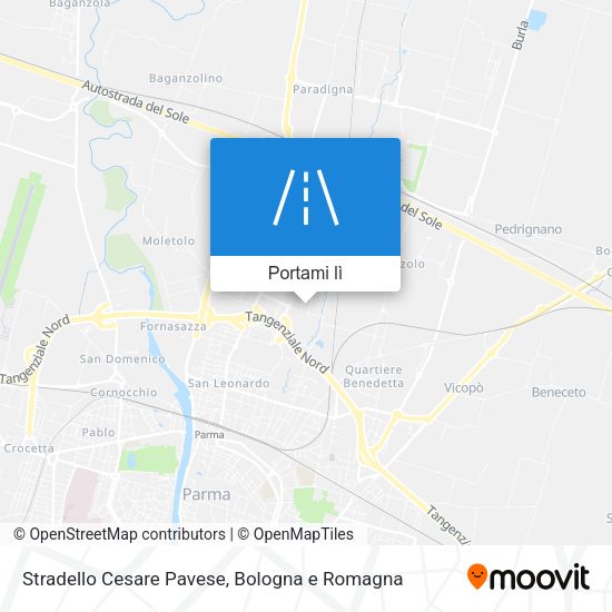 Mappa Stradello Cesare Pavese