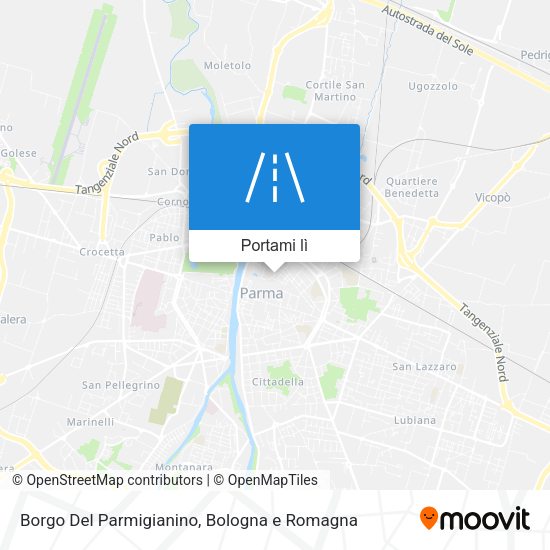 Mappa Borgo Del Parmigianino