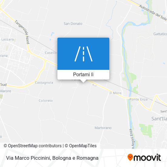 Mappa Via Marco Piccinini