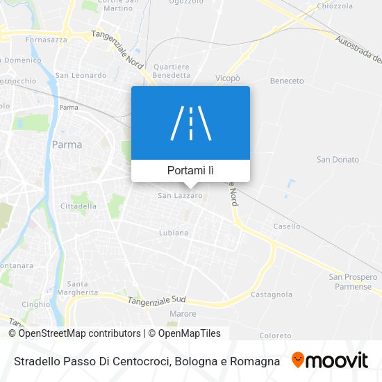 Mappa Stradello Passo Di Centocroci