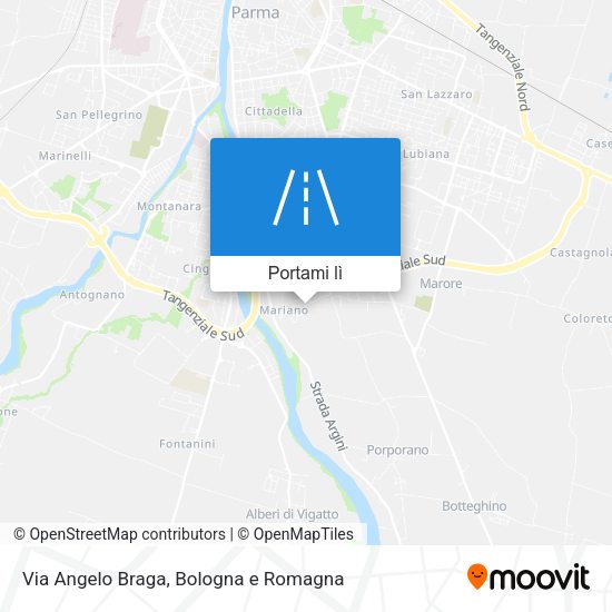 Mappa Via Angelo Braga
