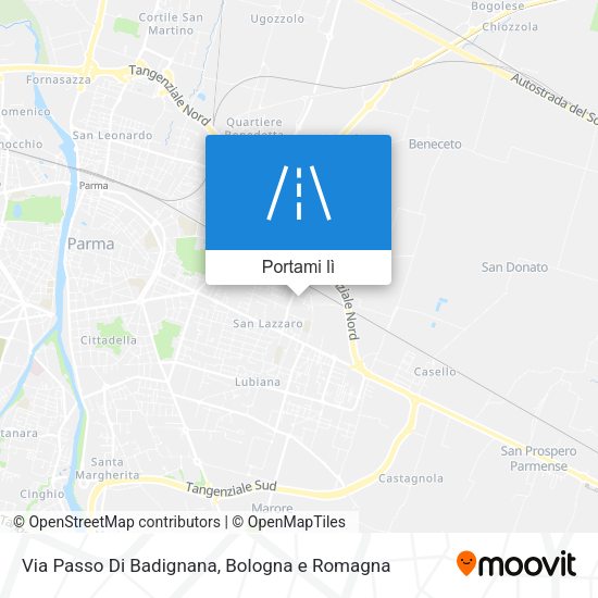 Mappa Via Passo Di Badignana