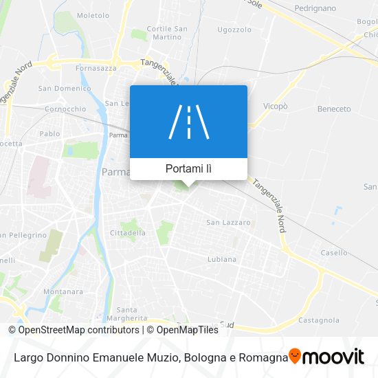 Mappa Largo Donnino Emanuele Muzio