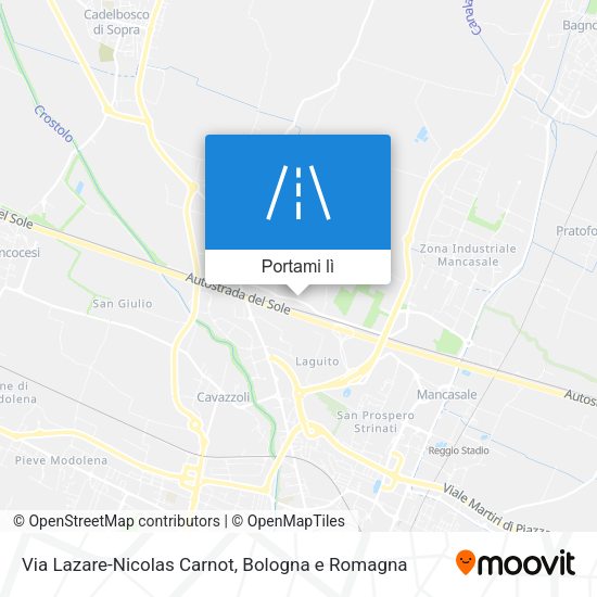 Mappa Via Lazare-Nicolas Carnot