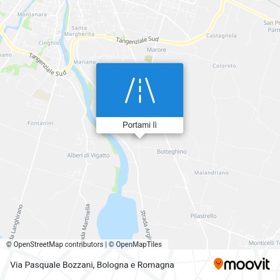 Mappa Via Pasquale Bozzani