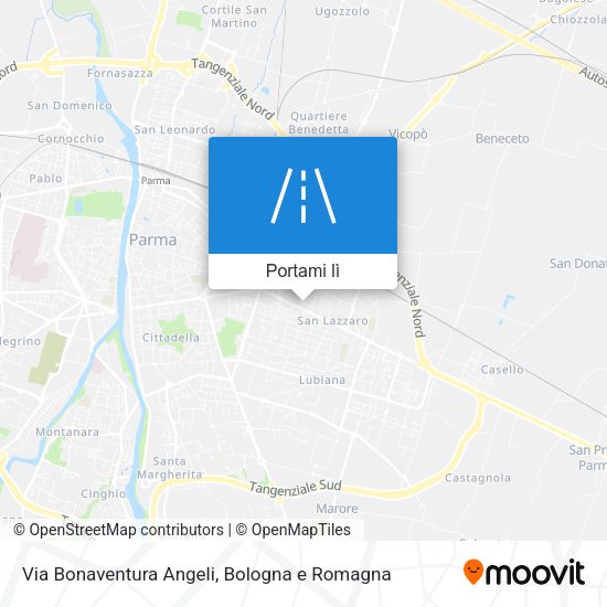 Mappa Via Bonaventura Angeli
