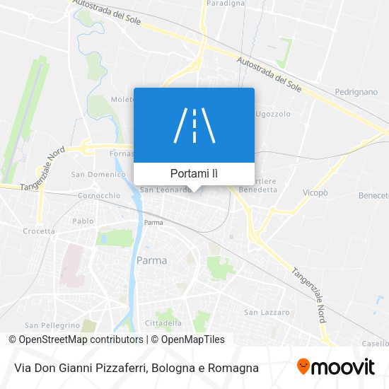 Mappa Via Don Gianni Pizzaferri