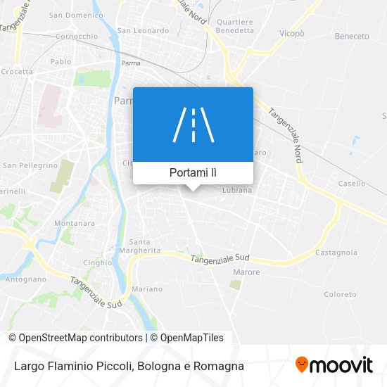 Mappa Largo Flaminio Piccoli