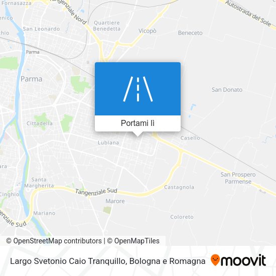 Mappa Largo Svetonio Caio Tranquillo