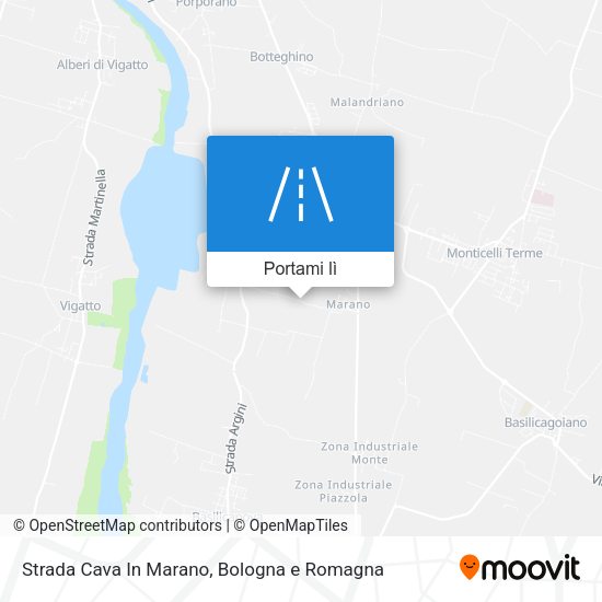 Mappa Strada Cava In Marano