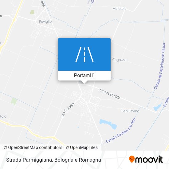 Mappa Strada Parmiggiana