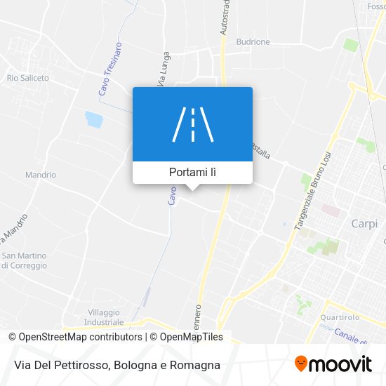Mappa Via Del Pettirosso