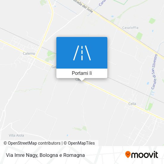 Mappa Via Imre Nagy