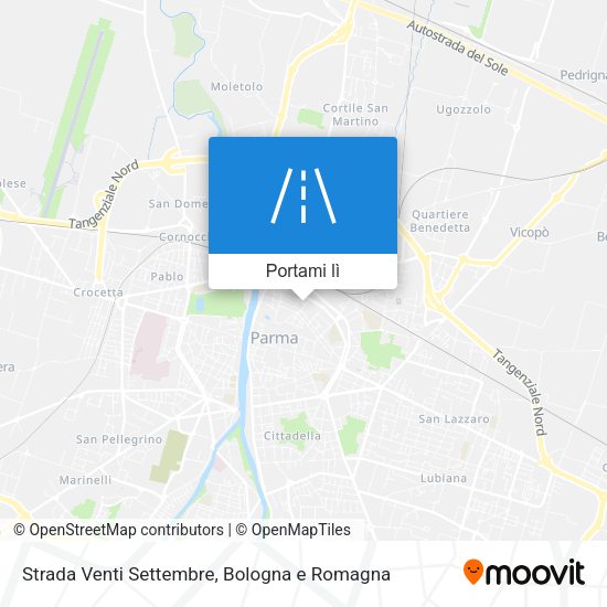 Mappa Strada Venti Settembre