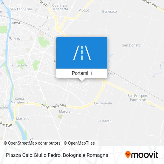 Mappa Piazza Caio Giulio Fedro