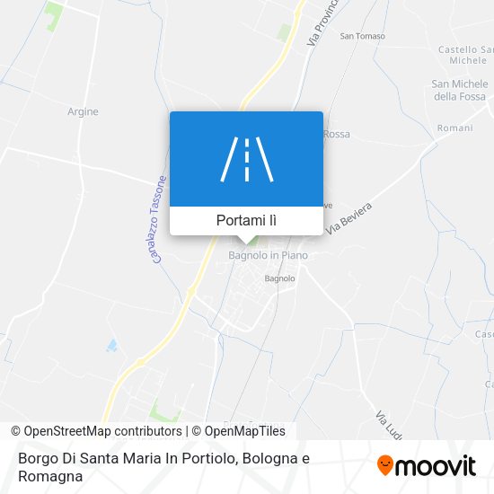 Mappa Borgo Di Santa Maria In Portiolo