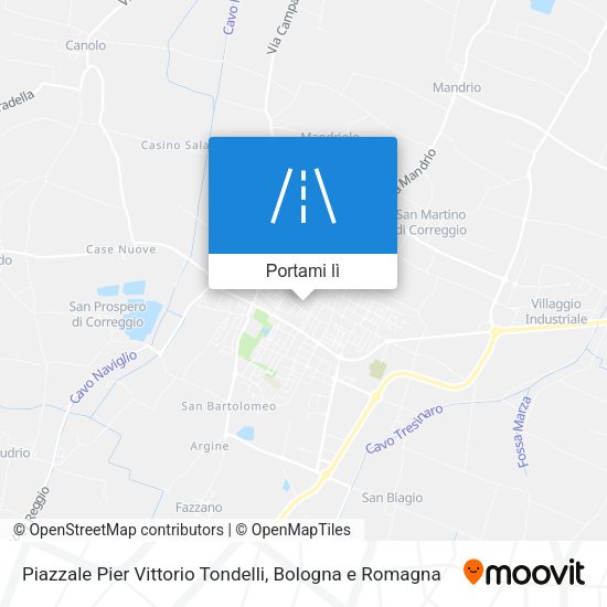 Mappa Piazzale Pier Vittorio Tondelli