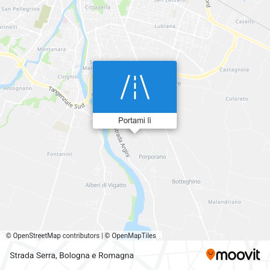 Mappa Strada Serra