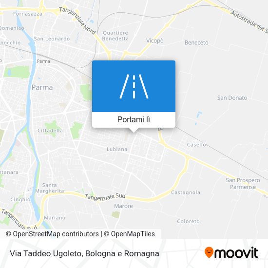 Mappa Via Taddeo Ugoleto