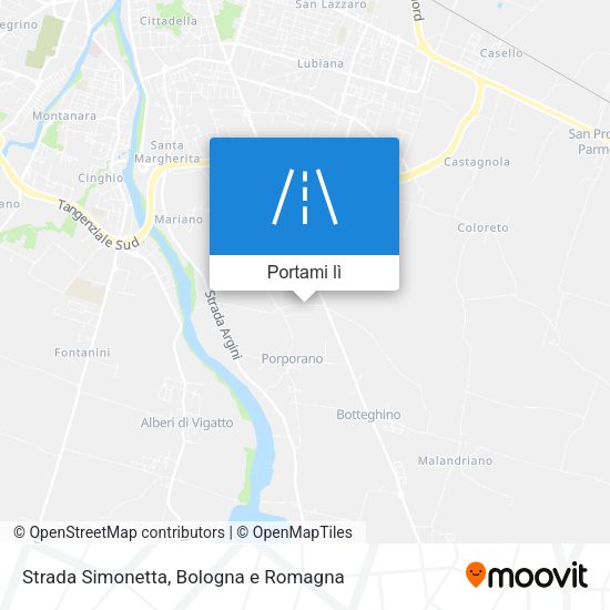 Mappa Strada Simonetta