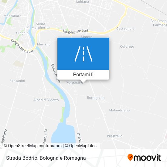 Mappa Strada Bodrio