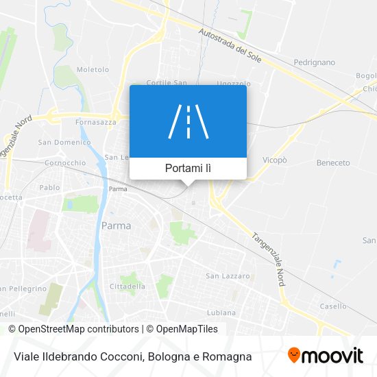 Mappa Viale Ildebrando Cocconi