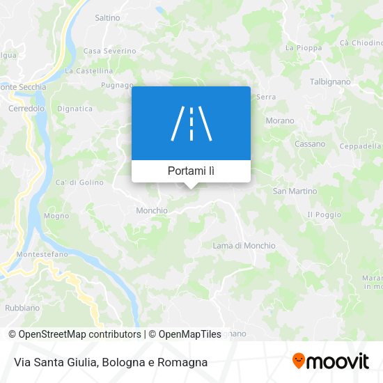 Mappa Via Santa Giulia