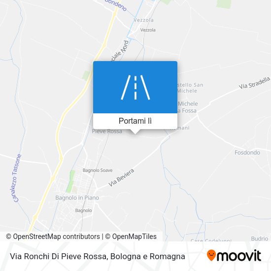 Mappa Via Ronchi Di Pieve Rossa