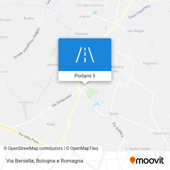 Mappa Via Bersella