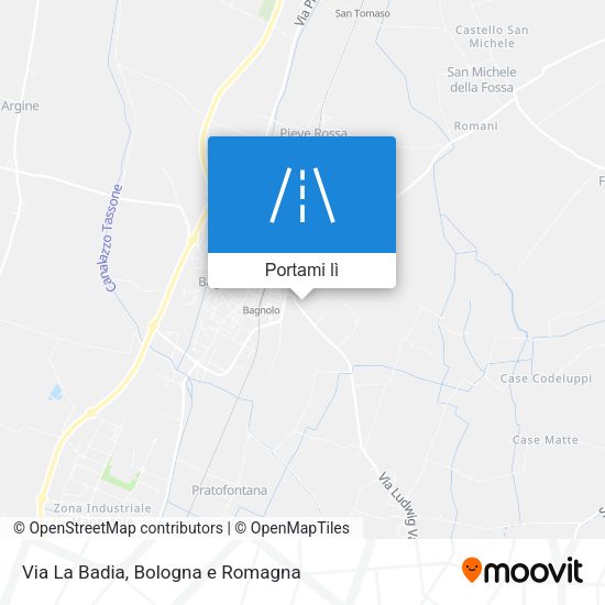Mappa Via La Badia