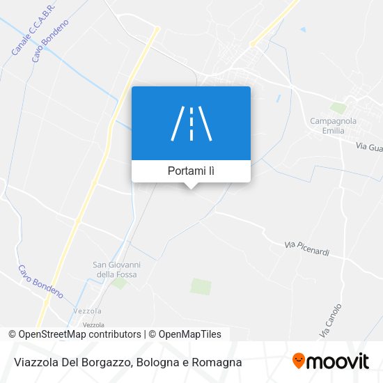 Mappa Viazzola Del Borgazzo