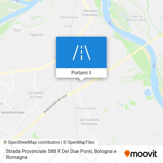 Mappa Strada Provinciale 588 R Dei Due Ponti