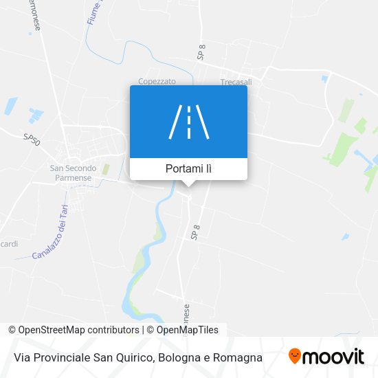 Mappa Via Provinciale San Quirico