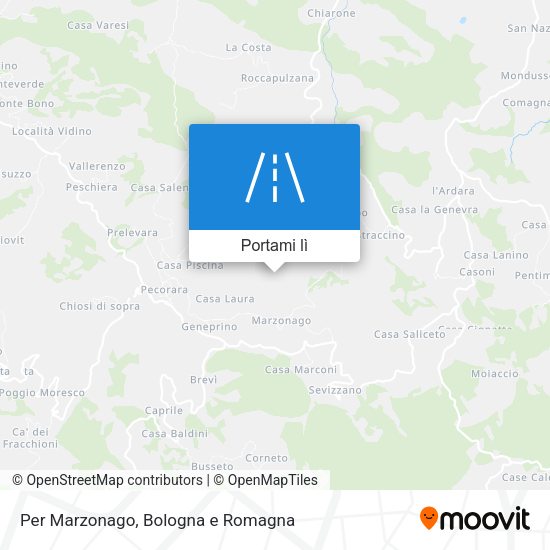 Mappa Per Marzonago