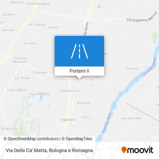 Mappa Via Della Ca' Matta