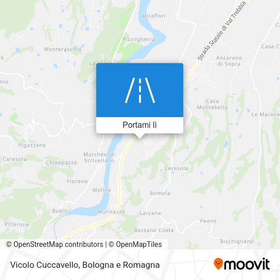 Mappa Vicolo Cuccavello