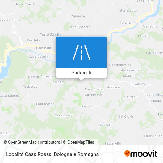 Mappa Località Casa Rossa