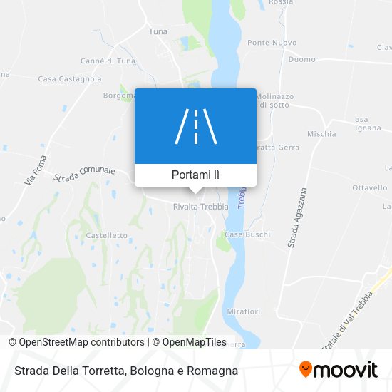 Mappa Strada Della Torretta