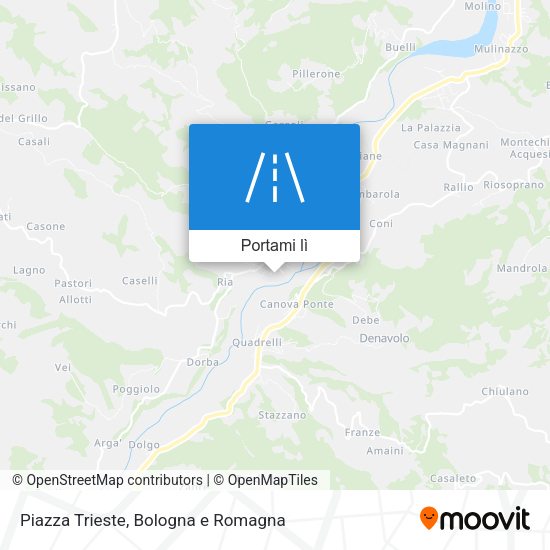 Mappa Piazza Trieste