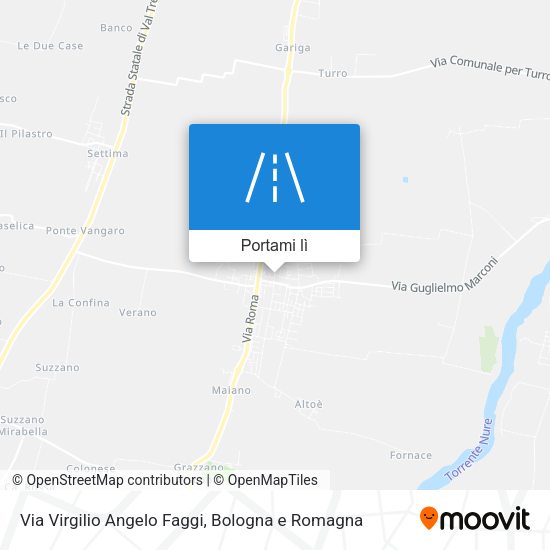 Mappa Via Virgilio Angelo Faggi